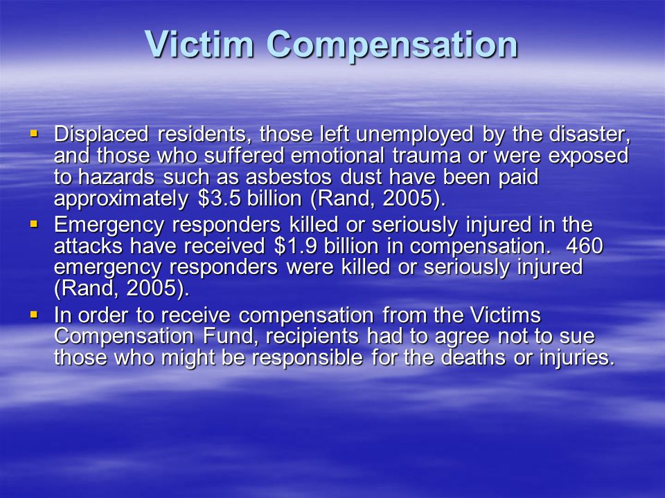 For Crime Victims